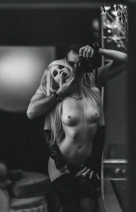 Porn Pics Captions Black and White 116