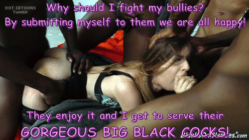 Interracial Porn Captions & Gifs 39